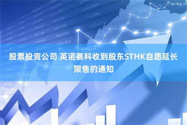 股票投资公司 英诺赛科收到股东STHK自愿延长限售的通知